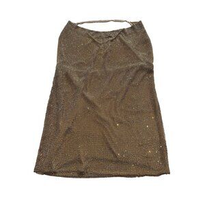 Gasanova Chain Mini Dress in Gold